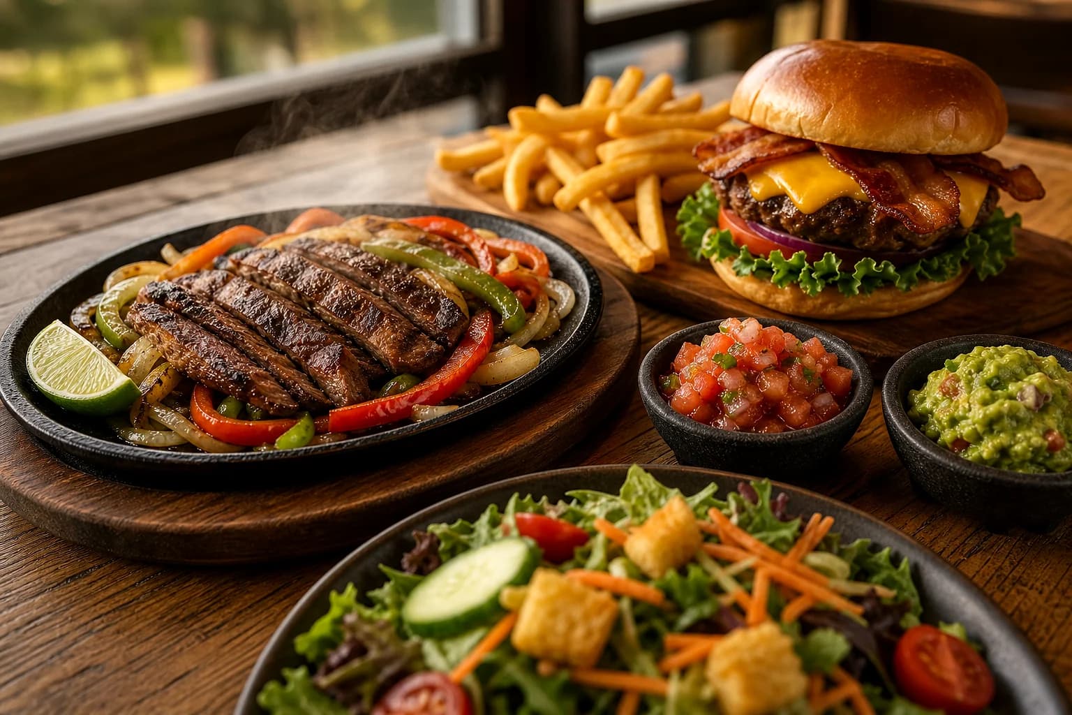 Entrees & Burgers